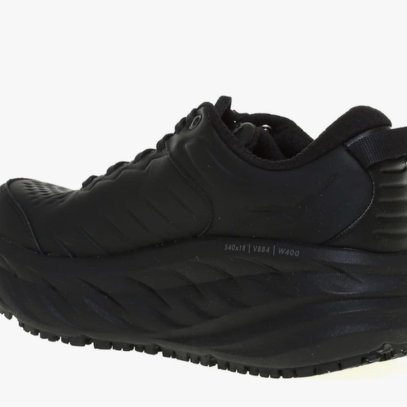 Hoka Bondi SR Men's Black Athletic Shoes in new conditions heavy duty shoes - Picture 3 of 16